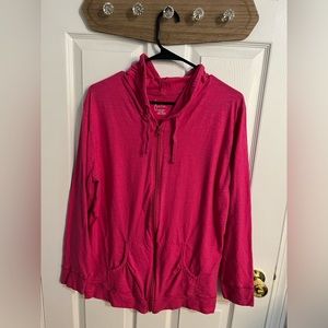 New Pink Zip Up 2XL